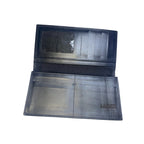 Genuine Leather Smartphone Wallet | Matte Onyx | Navy Blue