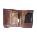Classic Leather Bi-Fold Wallet | COFFEE BROWN | MIDNIGHT BLACK