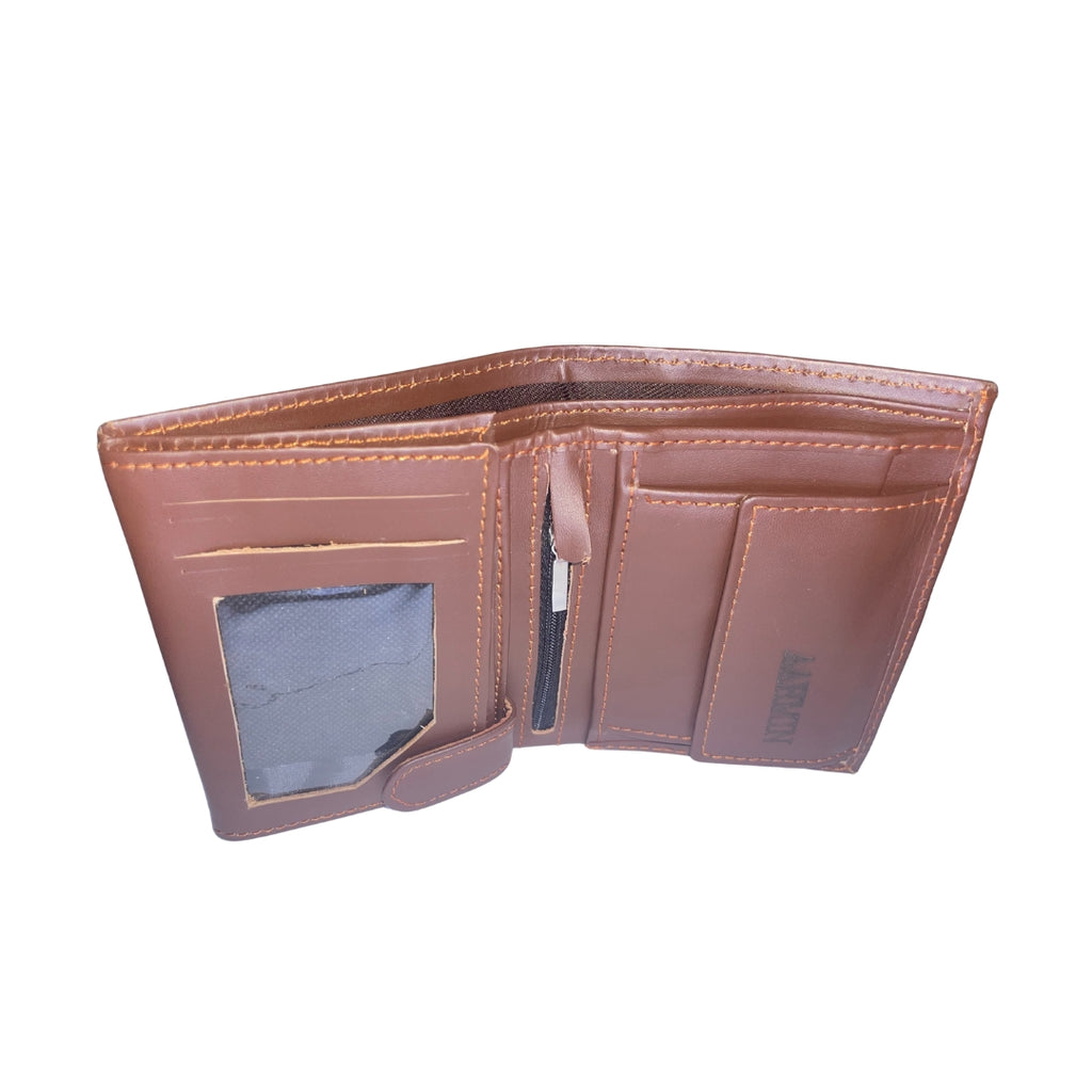 Classic Leather Bi-Fold Wallet | COFFEE BROWN | MIDNIGHT BLACK