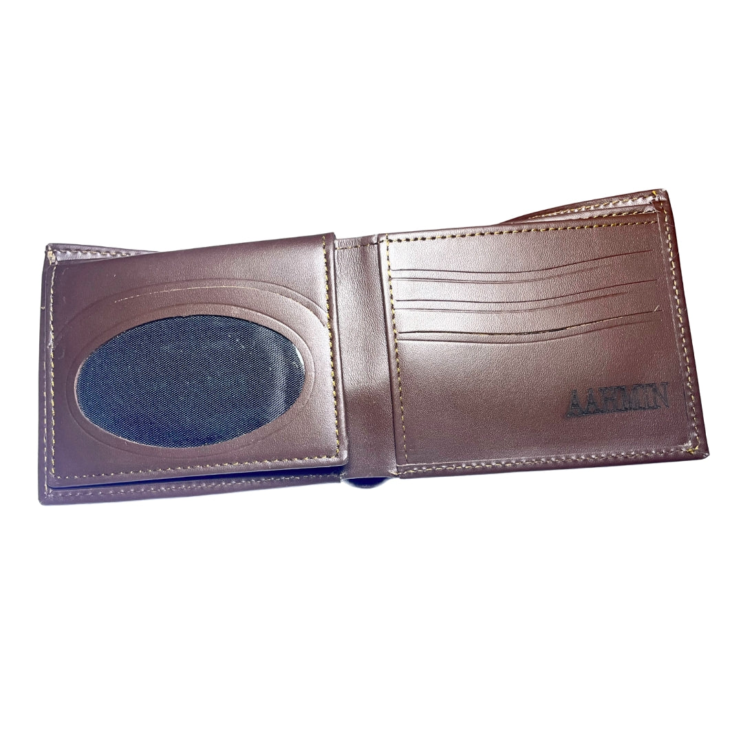 A Bold Departure from the Ordinary: Men’s Genuine Leather Bifold Wallet | Durable & Stylish Daily Essential