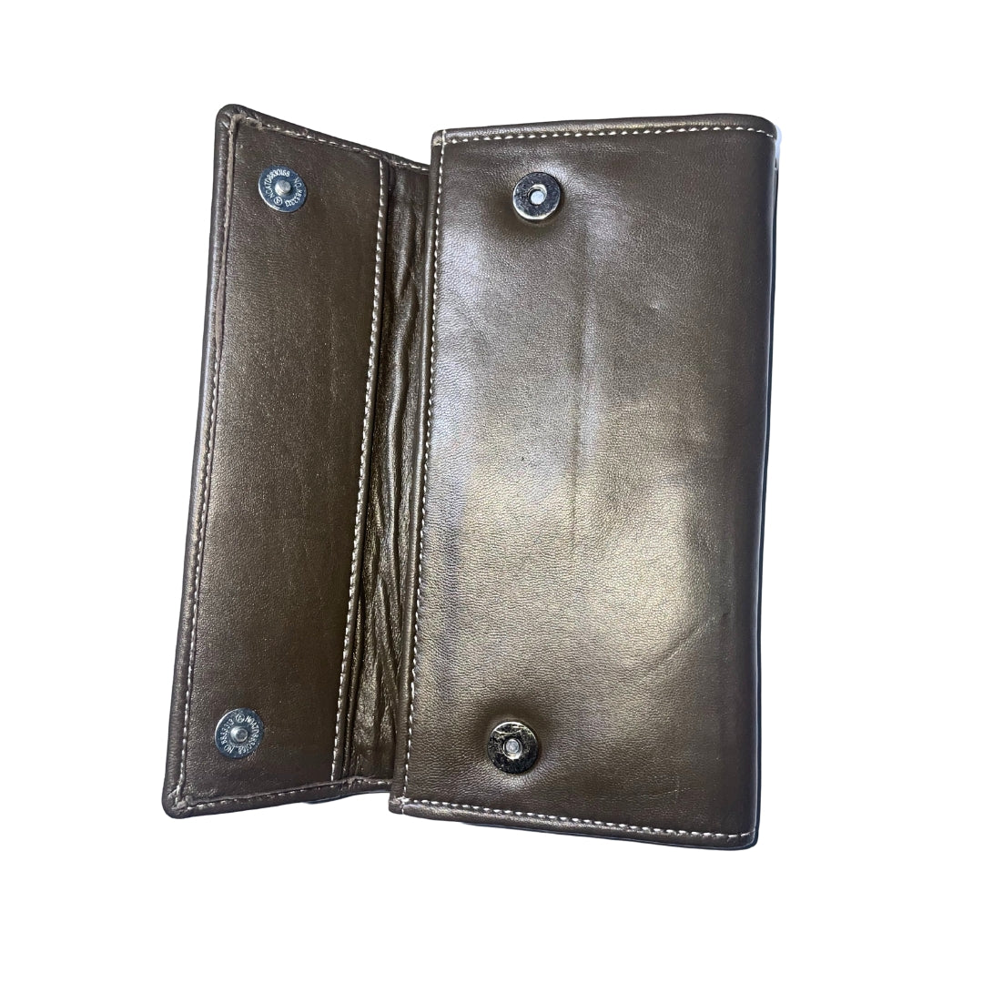 Handcrafted Leather Travel Wallet | Antique Bronze