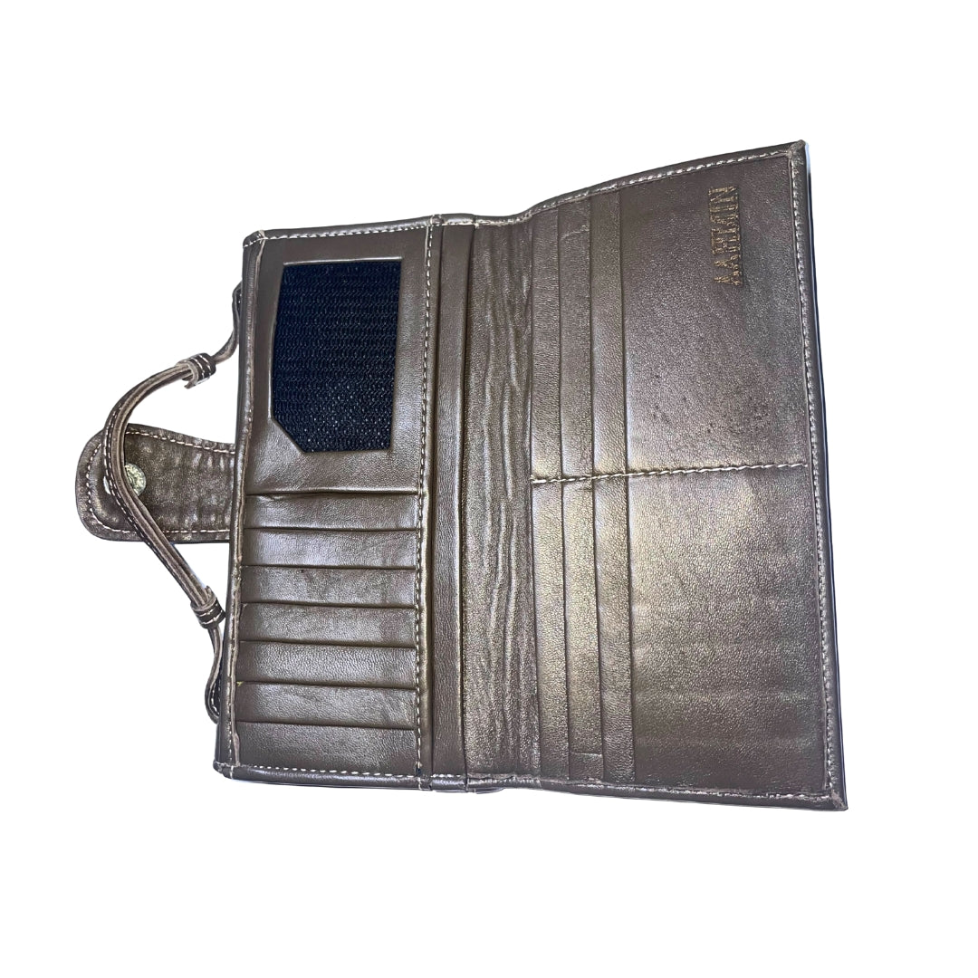 Handcrafted Leather Travel Wallet | Antique Bronze