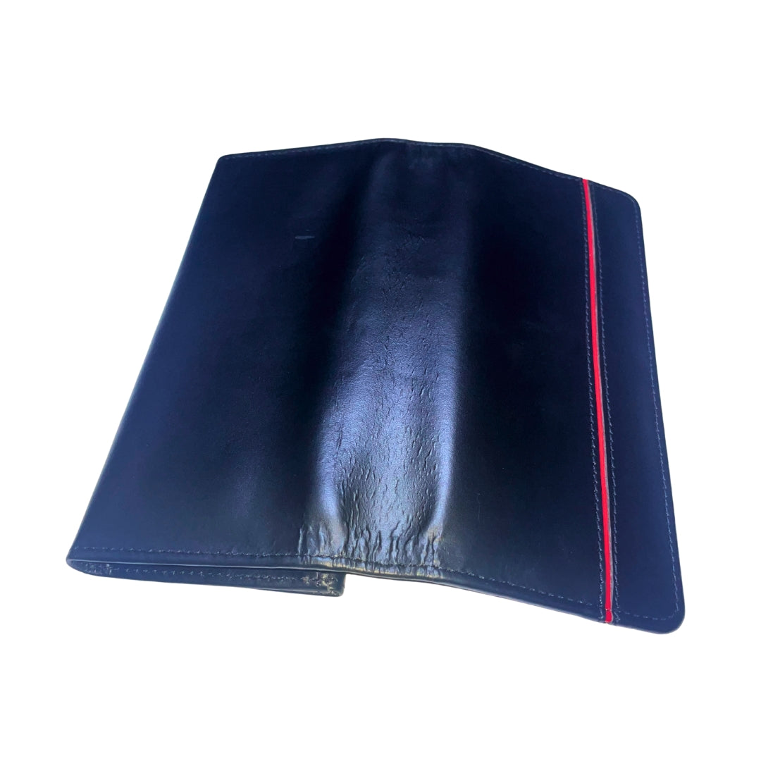 Handcrafted Luxury Flap Clutch and travel Organizer | BLACK