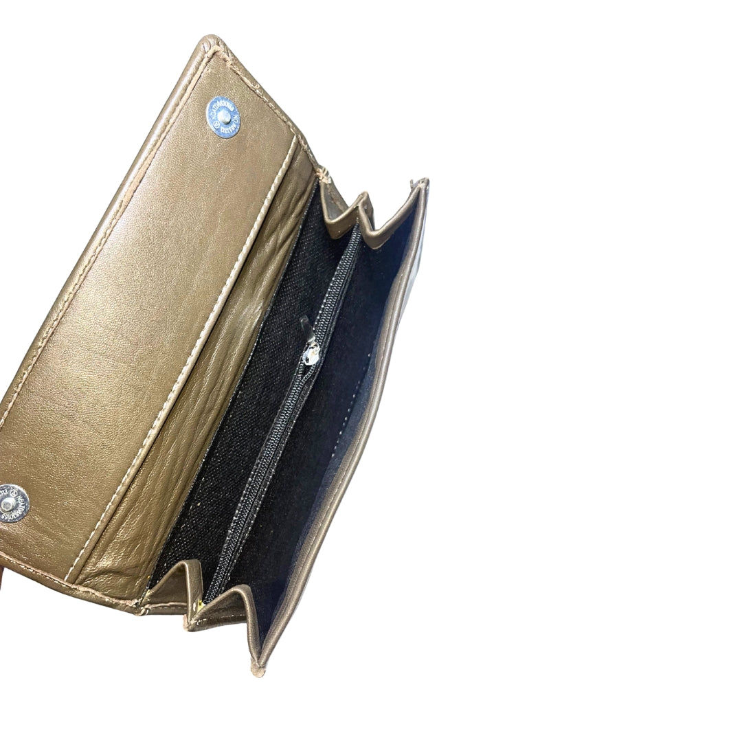 Handcrafted Leather Travel Wallet | Antique Bronze