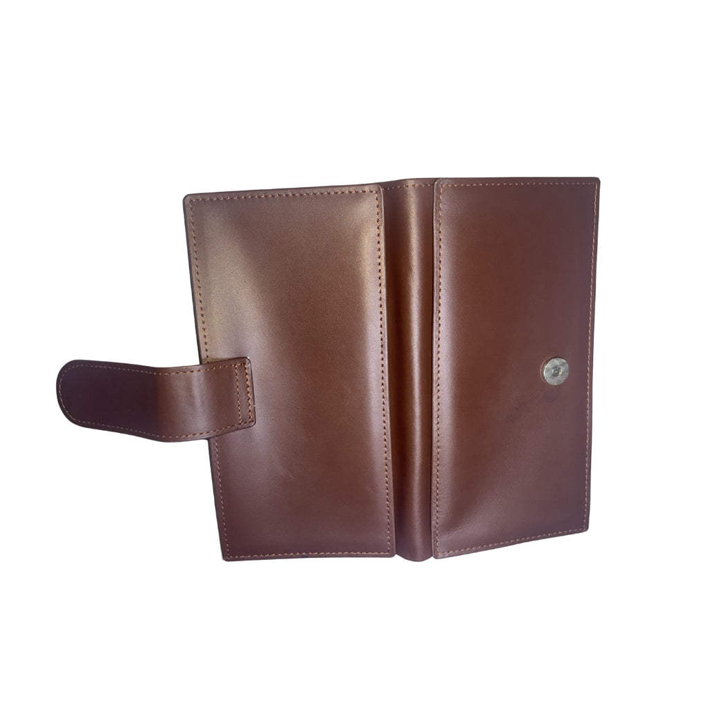 Versatile Leather Pocket Planner | Chestnut Brown