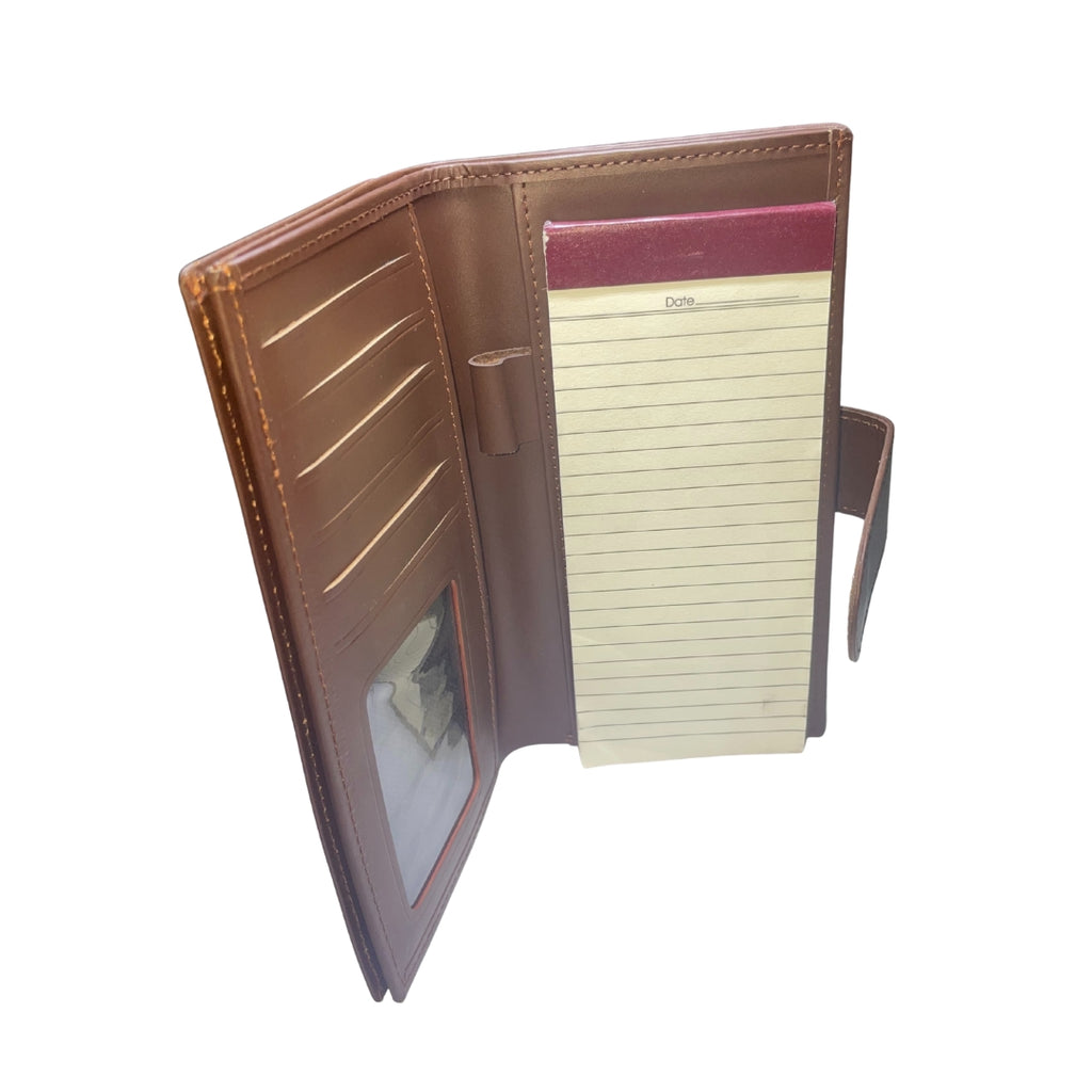 Versatile Leather Pocket Planner | Chestnut Brown